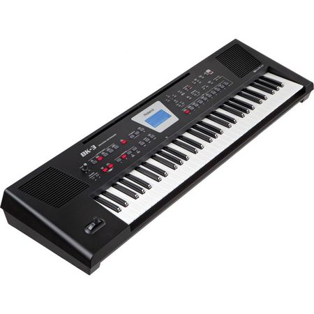Teclado de Acompañamiento Roland BK-3 de 61 Teclas (Negro) - Ideal para Principiantes, 851 Sonidos, 1672494-REG