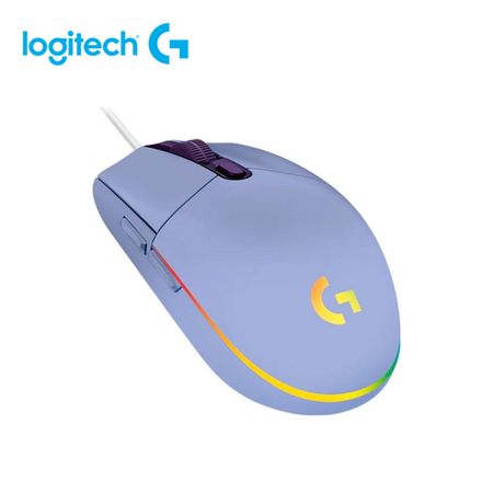 Mouse Logitech G203 Lightsync Optical 8000 Dpi Rgb Lila