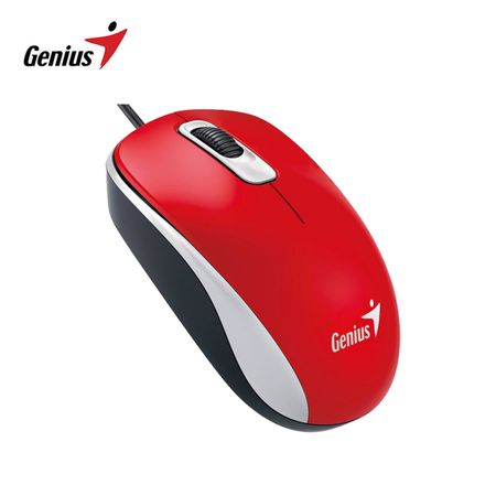 Mouse Genius Dx-110 Usb Optico 1000 Dpi Rojo