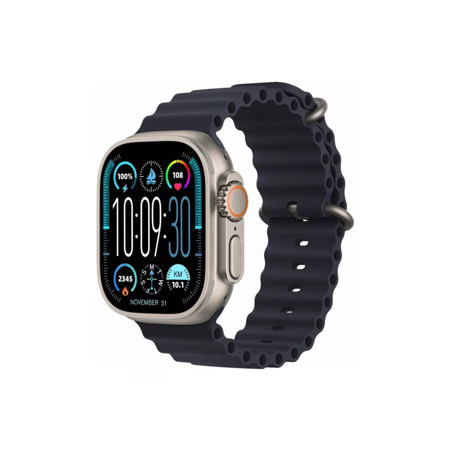 Smartwatch HK9 Ultra 2 Amoled 2 GB Memoria Negro