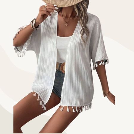 Kimono Corto de Verano Mujer Modelo Rosemary TALLA S YM