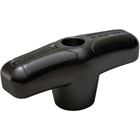 9.SOLUTIONS Mango T de Alta Resistencia (Negro) - Construcción de Aluminio Anodizado, Reemplazo de M 1343362-REG