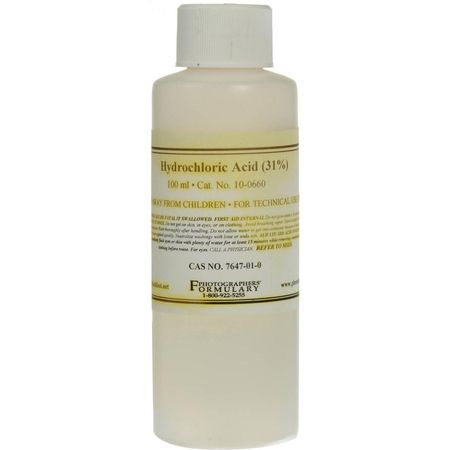 Ácido Clorhídrico 31% - 100ml de Photographers' Formulary 123877-REG