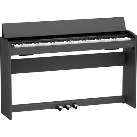 Piano Digital Roland F107 de 88 Teclas (Negro) - Diseño Contemporáneo, Sonidos Super L, Pedales 1716941-REG