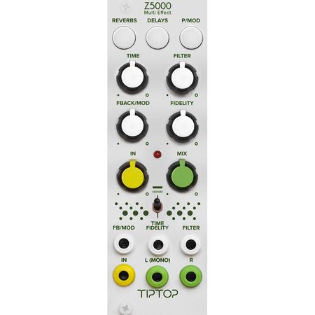 Procesador de Multi-Efectos TipTop Audio Z5000 para Eurorack (8 HP, Blanco) - 24 Efectos, Parámetros 1786878-REG