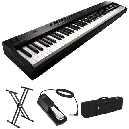 Roland RD-88 Piano Digital de Escenario Kit con Soporte X, Pedal de Sostenido y Bolsa de Transporte 1819058-REG