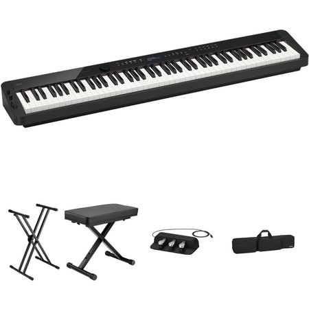 Piano Digital Portátil Casio Privia PX-S3100 de 88 Teclas con Soporte X, Banco X, Pedal Triple, Fund 1689406-REG