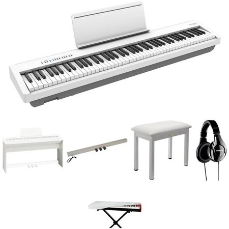 Roland FP-30X Bundle para Hogar/Estudio: Piano Digital, Auriculares, Soporte, Banco, Pedales y Funda 1647748-REG