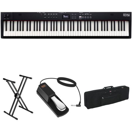Roland RD-08 Piano Digital de Escenario Kit con Soporte X, Pedal de Sostenido, Bolsa de Transporte - 1818857-REG