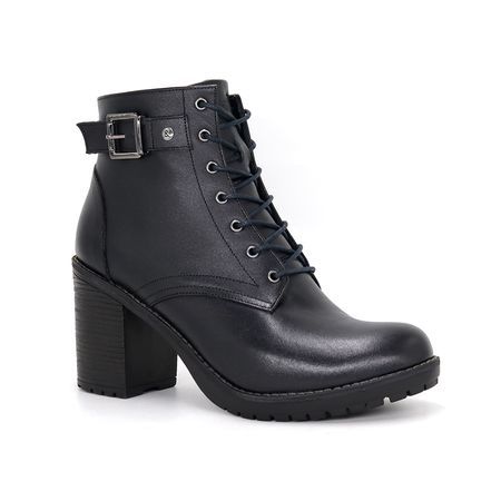 Botines Par&ss para Mujer de CUERO JA24-BT172 Negro Talla 37