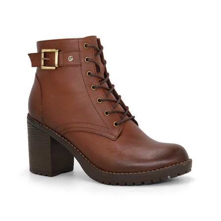 Botines Par&ss para Mujer de CUERO JA24-BT172 Marron Talla 39