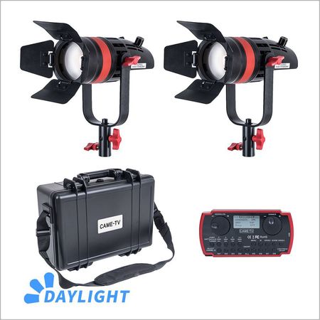 Kit de 2 Luces Came Tv Q 55W Boltzen 55W Mark Ii High Output Daylight Fresnel 1609992-REG