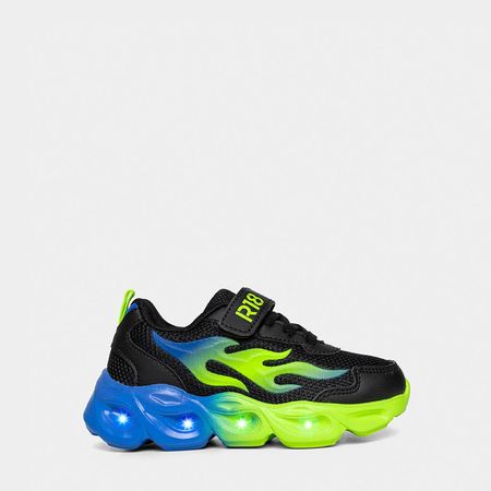 Zapatillas Niño R18 R18-QY052 (22-27) TEXTIL Negro Talla 27