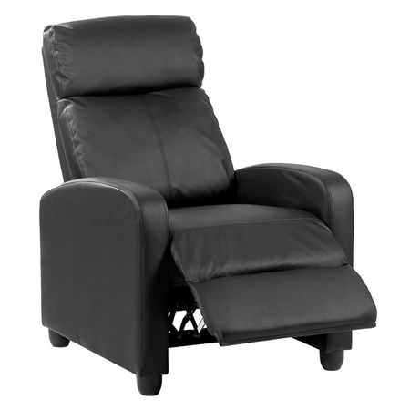 Sillón Reclinable de PU Negro