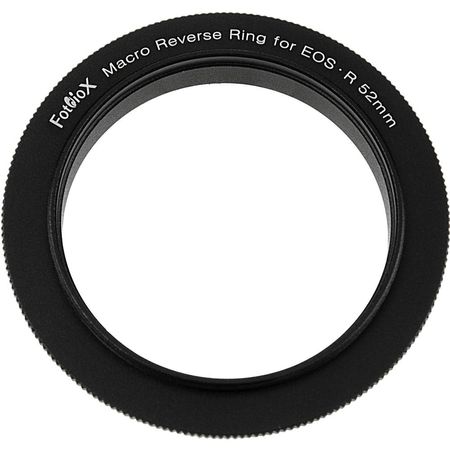 Anillo Inverso Macro FotodioX para Canon RF (52mm) - Montaje de Lente en Inverso, Construcción de Al 1650727-REG