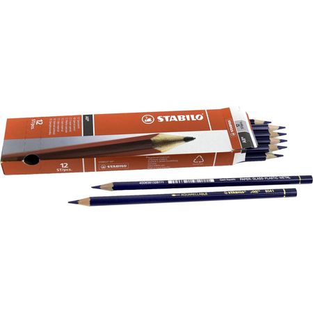 Archival Methods Stabilo-All Pencils (12-Pack, Blue) 1662872-REG