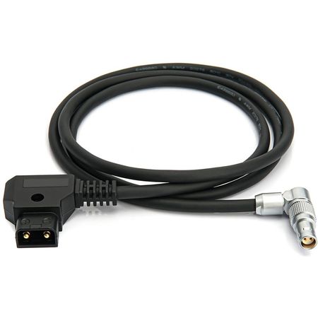 ANDYCINE Cable de Alimentación D-Tap a LEMO de 2 Pines en Ángulo Recto para RED KOMODO - Conector D- 1713024-REG