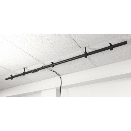 ALZO Suspended Drop Ceiling Mounting Bar for Stage Lights (Black Cord) 1725417-REG