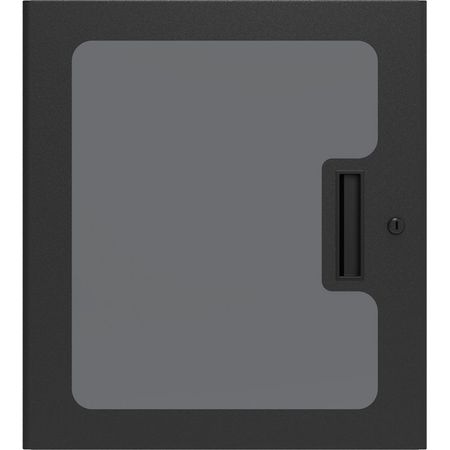 Puerta de Plexiglás AtlasIED PFD12 para Gabinetes WMA Series (12 RU) - Acrílico Resistente a Rayones 1406610-REG