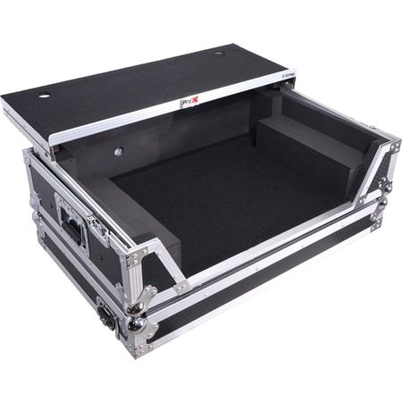 ProX Flight Style Road Case para Controlador DJ Pioneer DDJ-FLX10 con Estante para Portátil (Negro / 1783562-REG