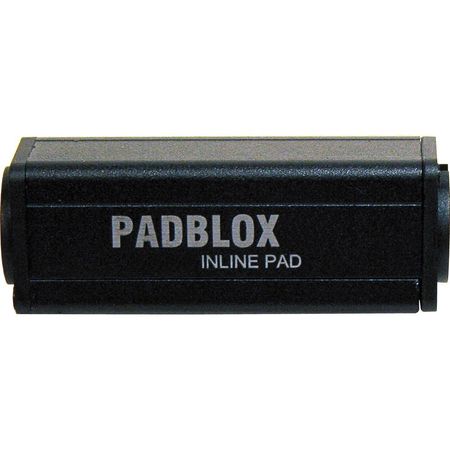 RapcoHorizon PADBLOX Inline Pad - Atenuación de -25 dB para Señales de Micrófono Lo-Z Balanceadas, E 999464-REG