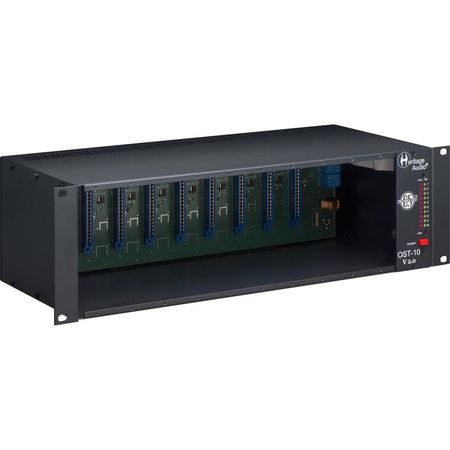 Heritage Audio OST-10 v2.0: Enclosure para Módulos de la Serie 500 con 10 Espacios, Alimentación Ind 1540285-REG