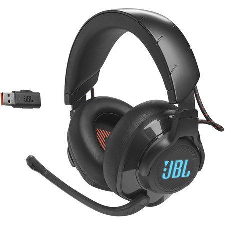 JBL Quantum 610: Auriculares Inalámbricos para Gaming con Conexión 2.4 GHz, Control de Juego y Chat, 1694498-REG
