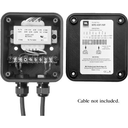 Módulo Transformador Bolt-On JBL MTC-CBT-70T para CBT70J-1 y CBT70JE-1 (Negro) 965676-REG