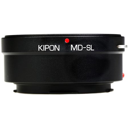 Adaptador KIPON Básico de Lente Minolta MD a Cámara Leica L - Enfoque a Infinito, Construcción de Al 1455323-REG