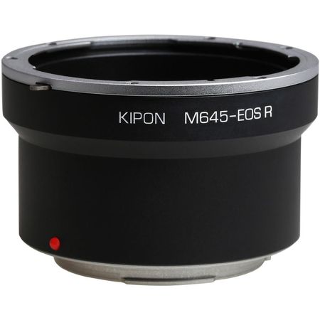 Adaptador KIPON Básico de Montura Mamiya 645 a Cámara Canon RF - Construcción de Metal Completo, Man 1455305-REG