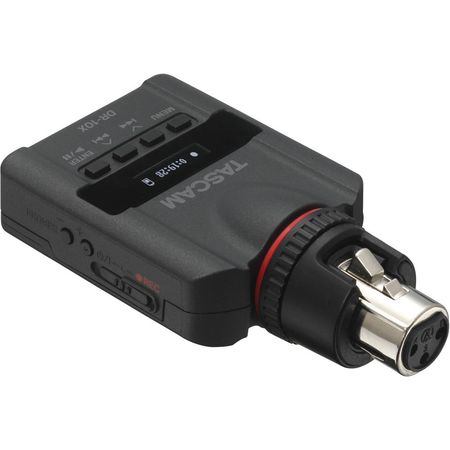 TASCAM DR-10X: Grabadora de Audio Micro Plug-On para Entrevistas, Bodas y Reuniones con Soporte para 1086779-REG