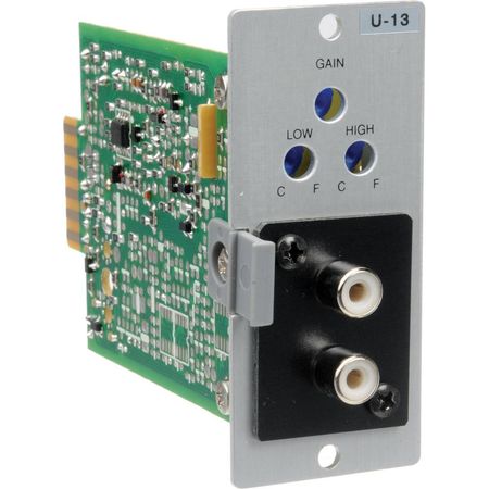 Toa Electronics U-13R - Módulo de Entrada de Línea No Balanceada con Filtros de Corte Alto/Bajo y Mu 412051-REG