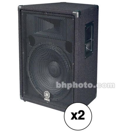 Yamaha BR15 Kit de Altavoces Pasivos de 2 Vías 400W para Escenarios en Vivo, Teatro y DJ - Woofer de 1754554-REG