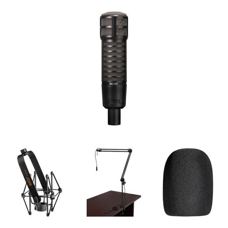 Kit de Micrófono para Anunciadores Electro-Voice RE320: Micrófono Vocal e Instrumental, Brazo de Tra 1414158-REG
