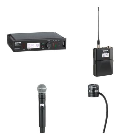 Kit de Micrófono Inalámbrico Digital Shure ULX-D con Transmisor de Mano y Lavalier SM58 (G50: 470 a 1837777-REG