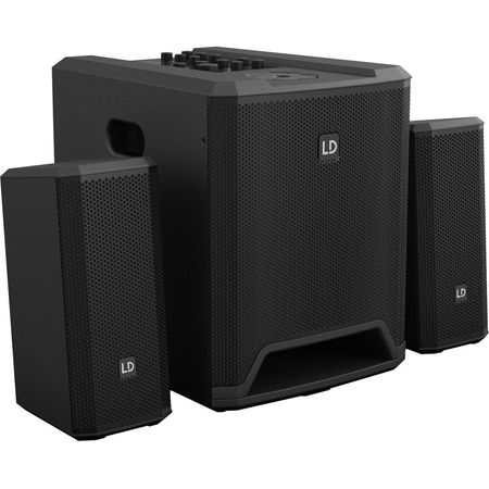 Sistema PA Portátil LD Systems DAVE 10 G4X 2.1 de 680W con Streaming Bluetooth y Mezclador Integrado 1750937-REG