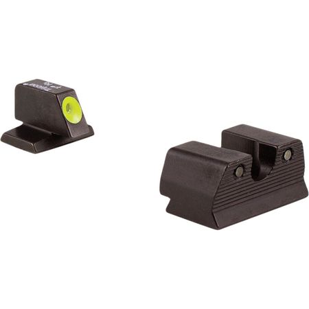 Conjunto de Mirillas Nocturnas Trijicon FN HD (Amarillo, 9mm) - Reemplaza Mirillas de Hierro, Compat 1036025-REG