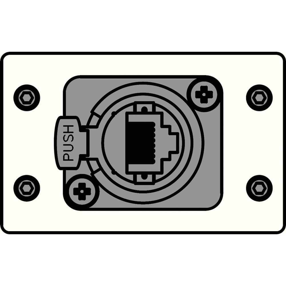 FSR IPS-C710D-WHT Control Insert IPS (Blanco) - Conector Neutrik RJ-45 ...