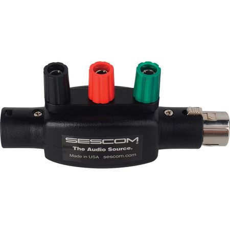 Conector XLR Macho y Hembra IL-XLR-POSTS de Sescom con Terminales de Tornillo 889736-REG