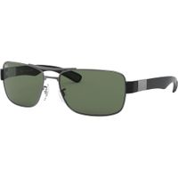Ray-Ban RB3522 Gafas de sol para hombre | Gunmetal / Dark Green I