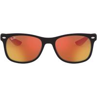 Ray-Ban Junior RJ9052S Gafas de sol para niños | Black / Brown Mirror Orange II
