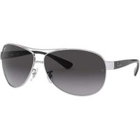 Ray-Ban RB3386 Gafas de sol para hombre | Silver / Light Grey Dark Grey I