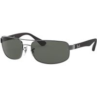 Ray-Ban RB3445 Gafas de sol para hombre | Gunmetal / Dark Green I