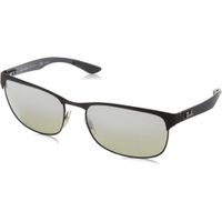 Ray-Ban RB8319CH Chromance Gafas de sol para hombre | Black Black / Grey Silver