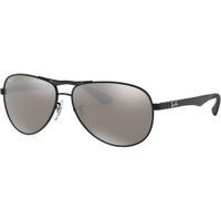 Ray-Ban RB8313 Gafas de sol para hombre | Black / Grey Mirror Black IV