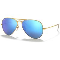 Ray-Ban RB3025 Classic Aviator Espejo Gafas de sol | Gold / Grey Blue II