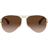 Ray-Ban RB3449 Gafas de sol Aviator | Gold / Brown Dark Brown