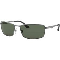 Ray-Ban RB3498 Gafas de sol para hombre | Gunmetal / Dark Green I