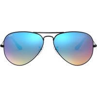Ray-Ban RB3025 Classic Aviator Espejo Gafas de sol | Black / Brown Blue II