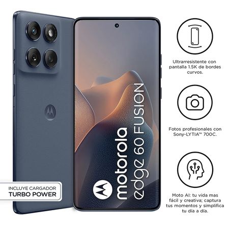 Celular Moto Edge 60 Fusion 8GB-256GB ALMACENAMIENTO